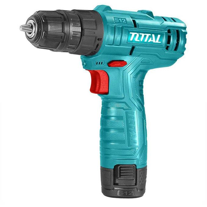 TOTAL TDLI12415 Li-ion Cordless Drill 12v/1.5Ah/20Nm | شنيور بطارية توتال 12فولت 1.5 أمبير 20نيوتن