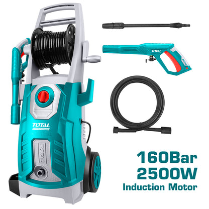 TOTAL TGT11246 High Pressure Washer 2500W 160Bar | ماكينة غسيل ضغط عالي 160 بار 2500 وات