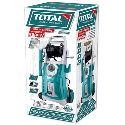 TOTAL TGT11246 High Pressure Washer 2500W 160Bar | ماكينة غسيل ضغط عالي 160 بار 2500 وات