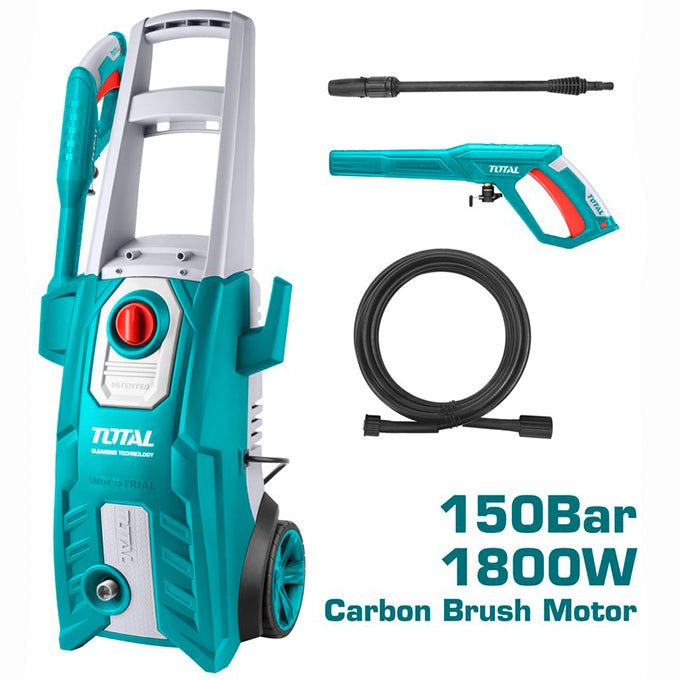 TOTAL TGT11356 High Pressure Washer 1800W 150Bar | ماكينة غسيل ضغط عالي 150 بار 1800 وات