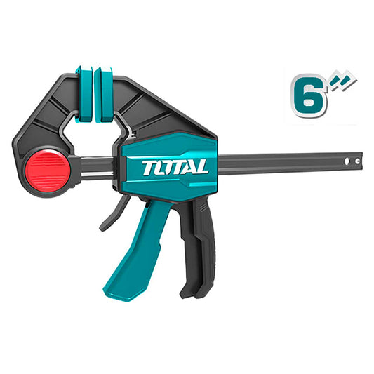 TOTAL THT1340601 6" Quick Bar Clamp / Spreader | قمطة زرجينة اوتوماتيك 6 بوصة توتال