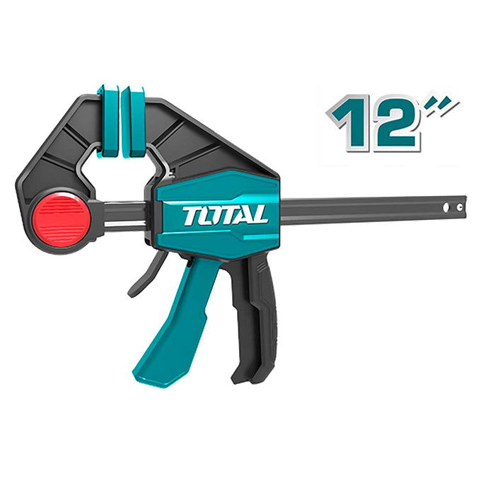 TOTAL THT1340602 12" Quick Bar Clamp / Spreader | قمطة زرجينة اوتوماتيك 12 بوصة توتال