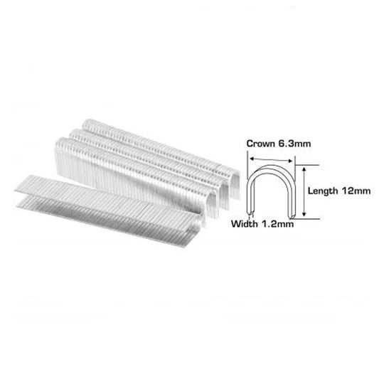 TOTAL THT39124 U shape Stable 12x6.3x1.2 mm |  توتال 12 مم U مسمار حرف