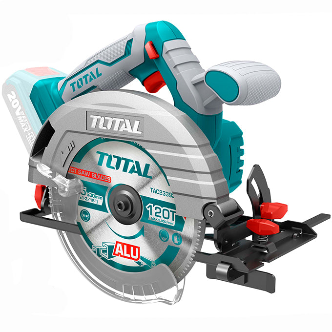 TOTAL TSLI1651 Li-ion Circular Saw | منشار صينية 20 فولت 6.5 بوصة بدون بطارية وشاحن