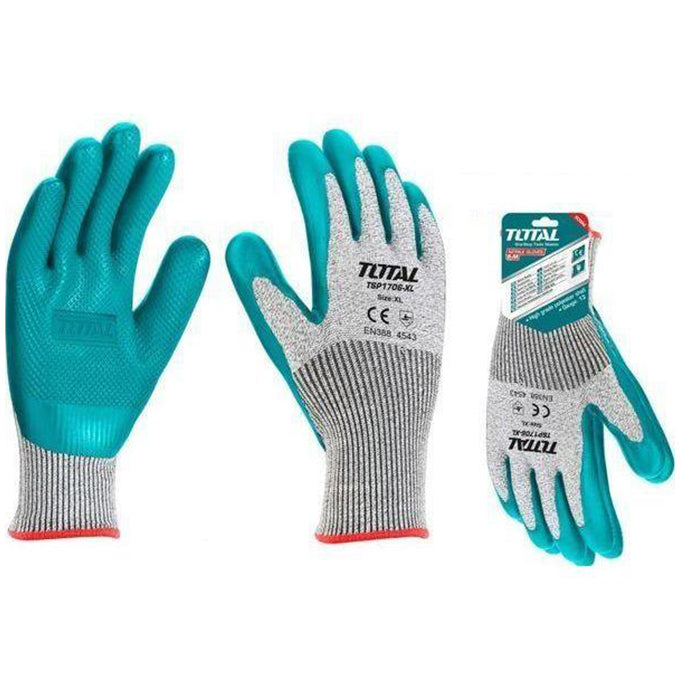 TOTAL TSP1706-XL Cut-Resistance Gloves جوانتي ضد القطع