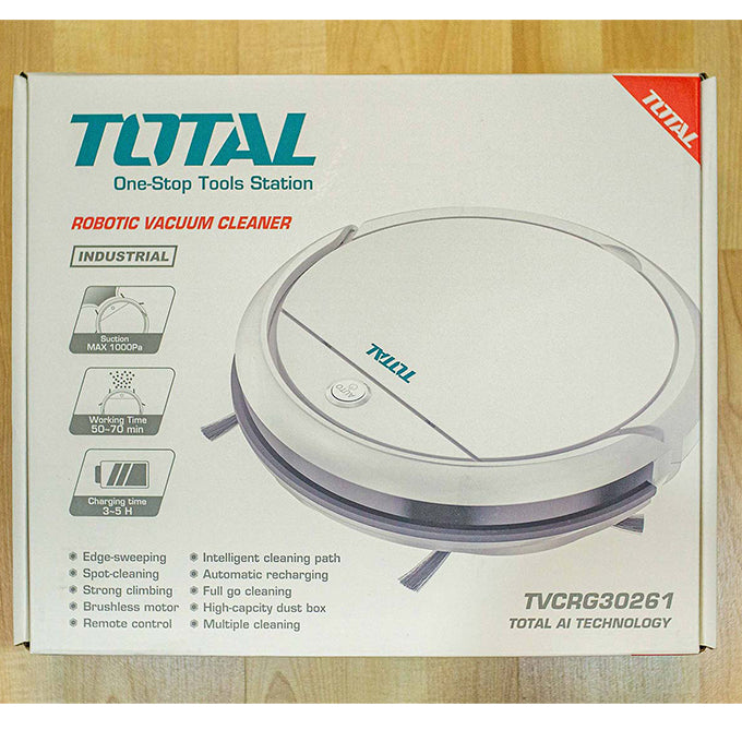 TOTAL TVCRG30261 Robotic Vacuum Cleaner |  المكنسة الروبوت الذكية ذاتية الشحن