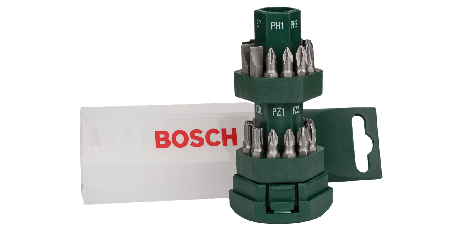 BOSCH “Big Bit” Mixed Screws Bits 25 PCS 2 607 019 503 | طقم لقم مختلفة 25 قطعة