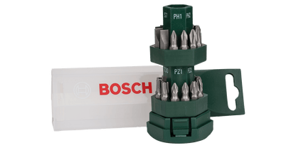 BOSCH “Big Bit” Mixed Screws Bits 25 PCS 2 607 019 503 | طقم لقم مختلفة 25 قطعة