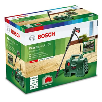 BOSCH Easy Aquatak 100 Long Lance 06008A7E01 | ماكينة غسيل بوش ضغط عالي 100 بار  1200 وات