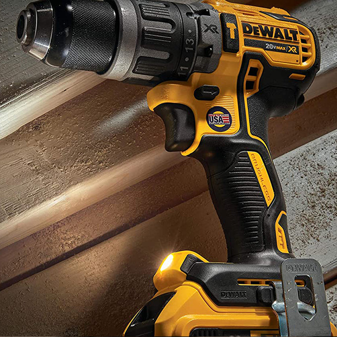 DeWALT DCD796P2 18V XR BRUSHLESS HAMMER DRILL DRIVER - 2 X 5AH | شنيور دقاق 18 فولت 2 بطاريه 5 أمبير 