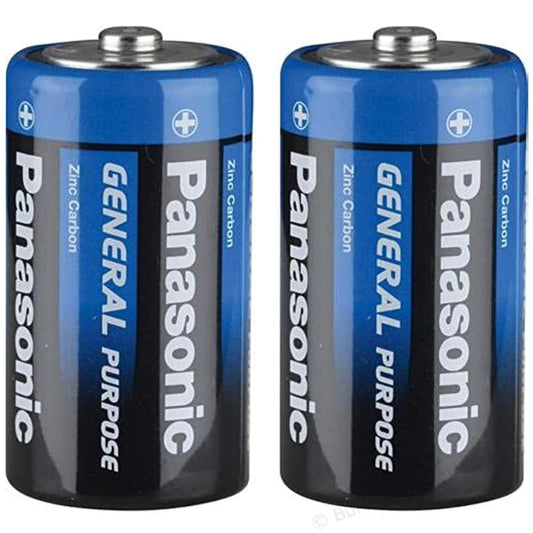 Panasonic R20S Zinc Carbon battery D size 1.5 V