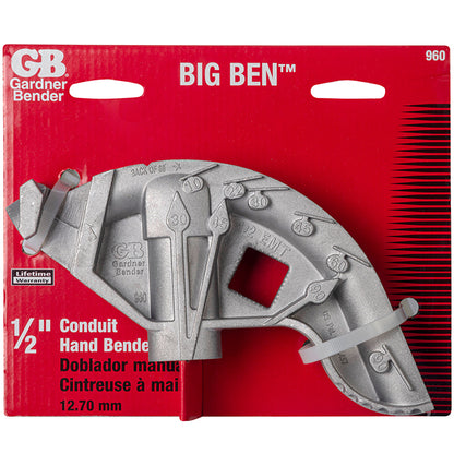 Big Ben Hand Bender Head, 1/2" EMT, Aluminum