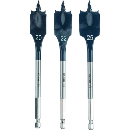 BOSCH Wood SelfCut Speed Bit Set of 3 Pieces, 2608587011  | طقم بنط معلقة خشابي 3 قطع