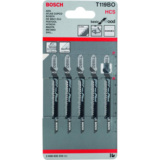 BOSCH T119B0 HCS | طقم سلاح أركت خشابي  للمنحنيات 5 اسلحة بوش